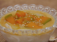 Tapioca & Pumpkin Pudding with Coconut